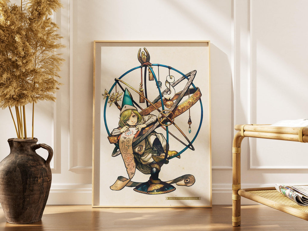 Póster de Witch Hat Atelier Coco - Lámina decorativa de anime para pared - Regalo