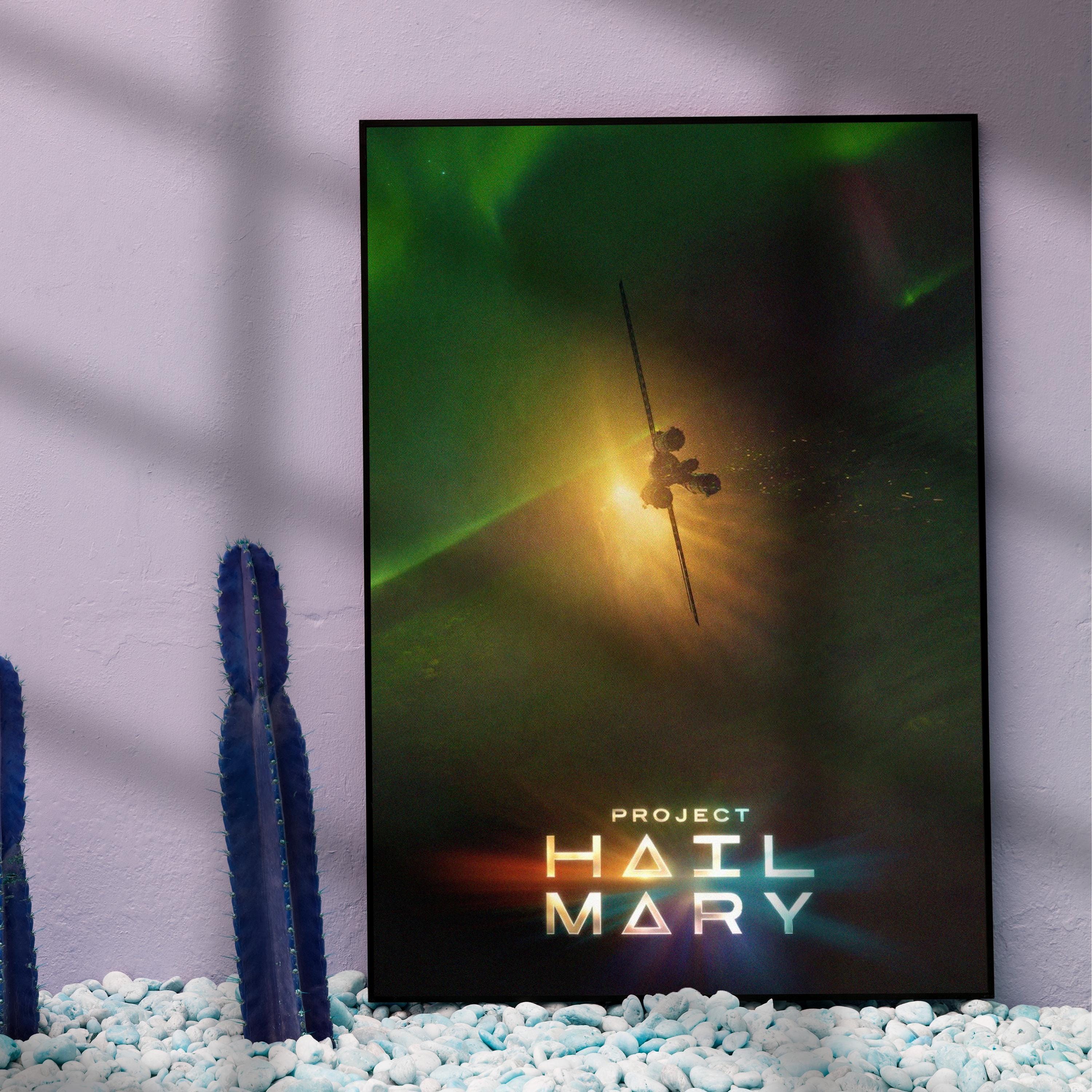 Project Hail Mary Movie Poster 2026 - Premium Matte Sci-Fi Wall Art Print