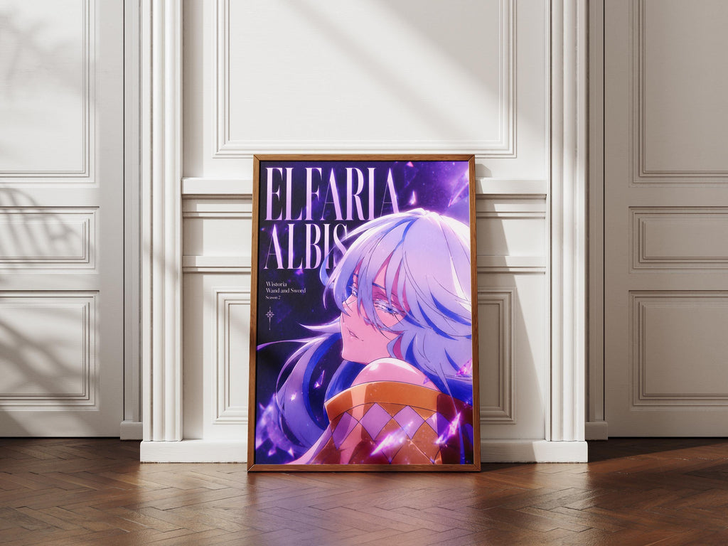 Wistoria Wand Poster – Elfaria Albis Artwork | Sword And Wand Print Matte Finish
