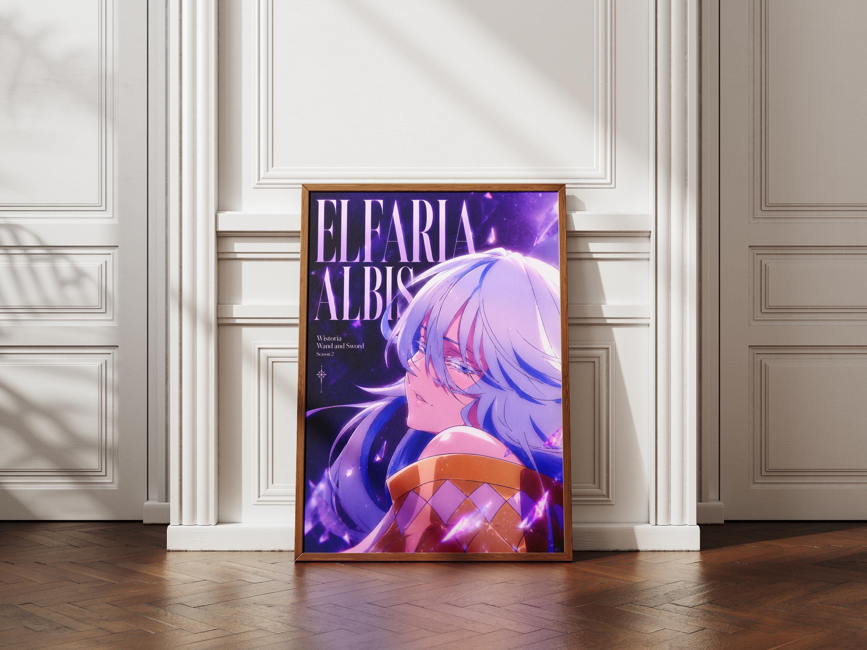Wistoria Wand Poster – Elfaria Albis Artwork | Sword And Wand Print Matte Finish