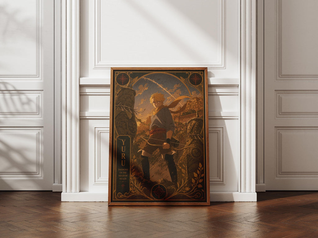 Yomi No Tsugai Poster – Daemons Anime Print | Dark Fantasy Wall Art For Gaming Room