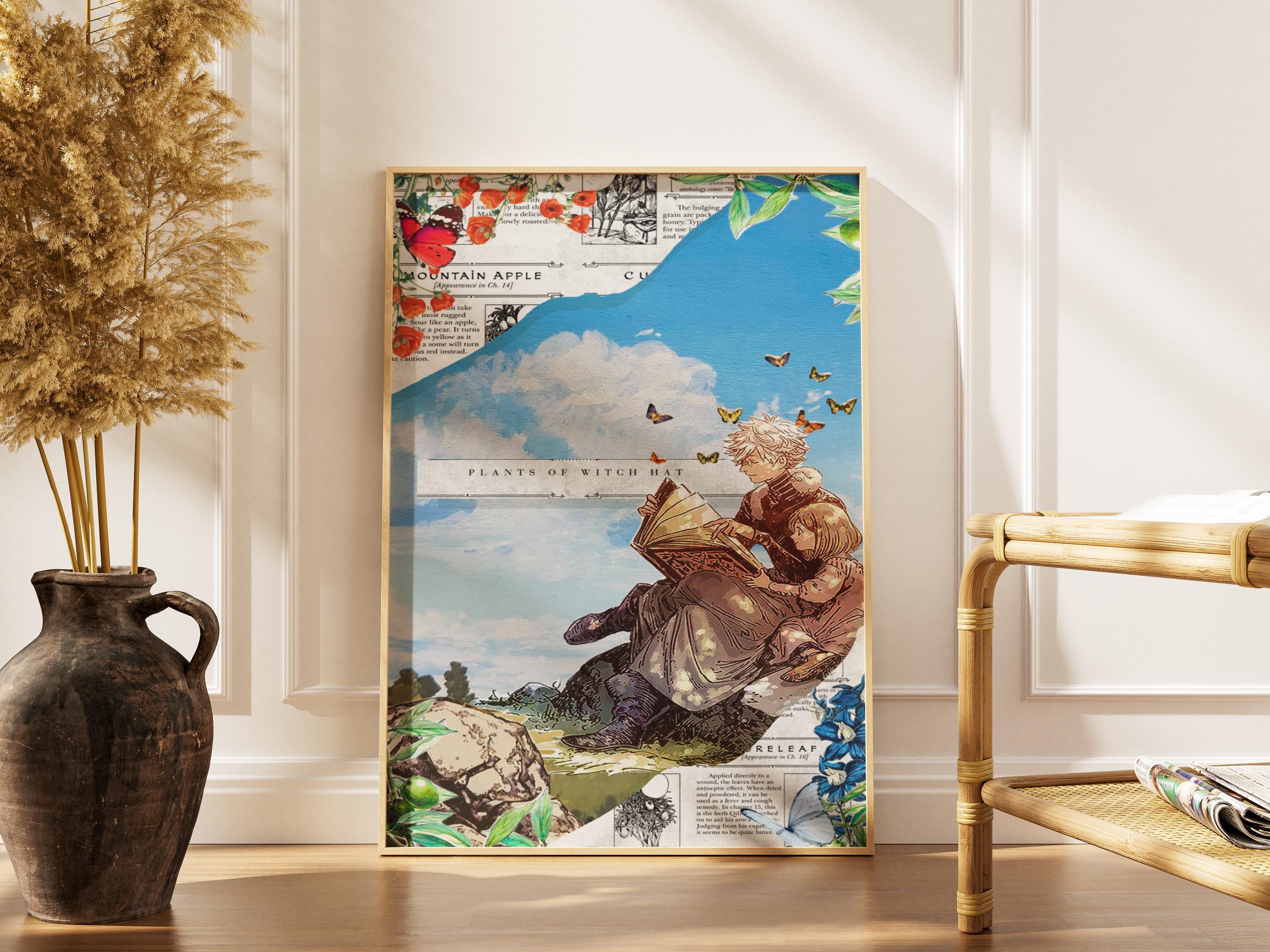 Decoración de pared de Witch Hat Atelier: Póster de anime Qifrey (varias opciones de marco)