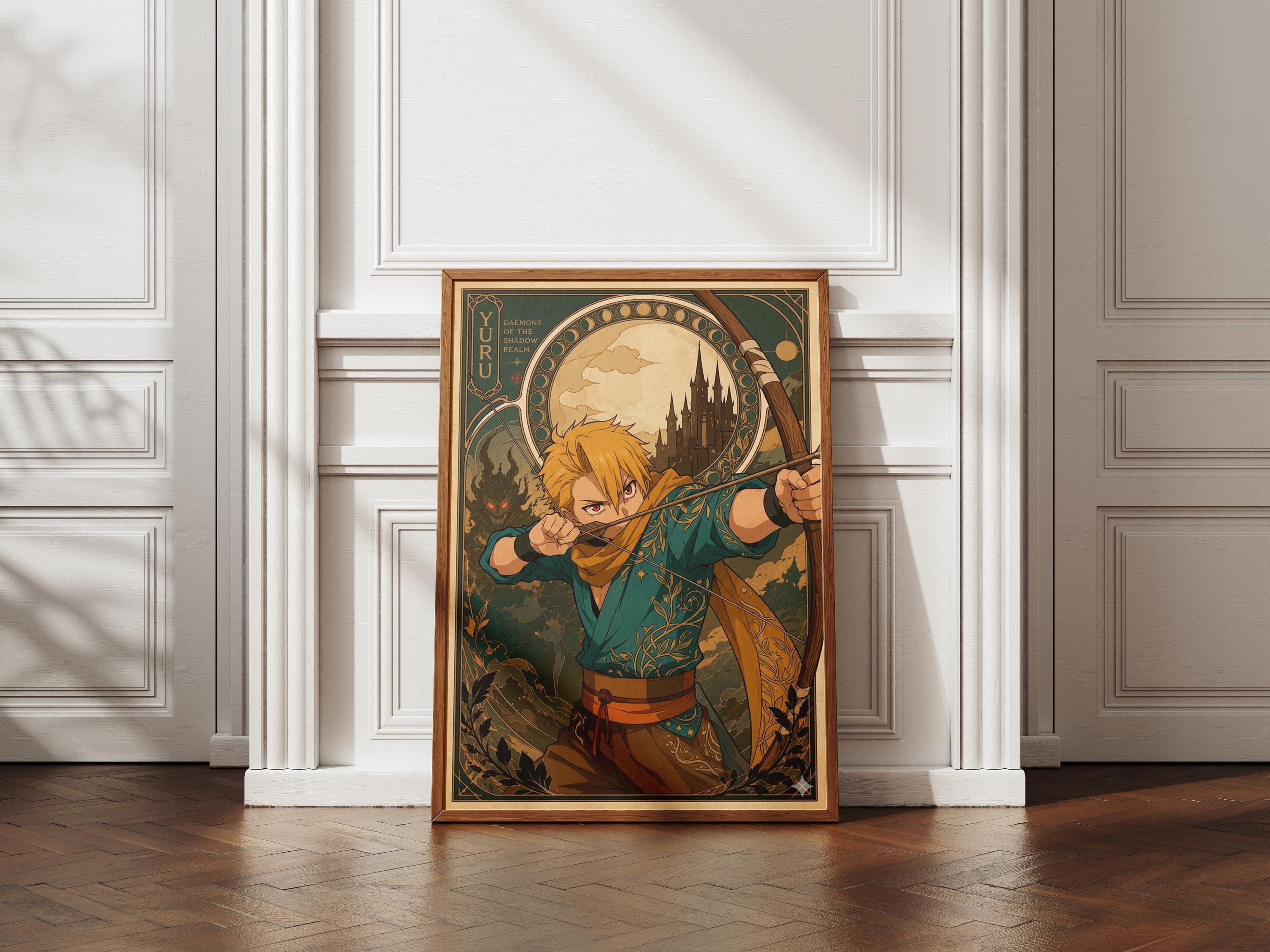 Póster de Yuru Yomi no Tsugai – Lámina artística de Demonios del Reino de las Sombras