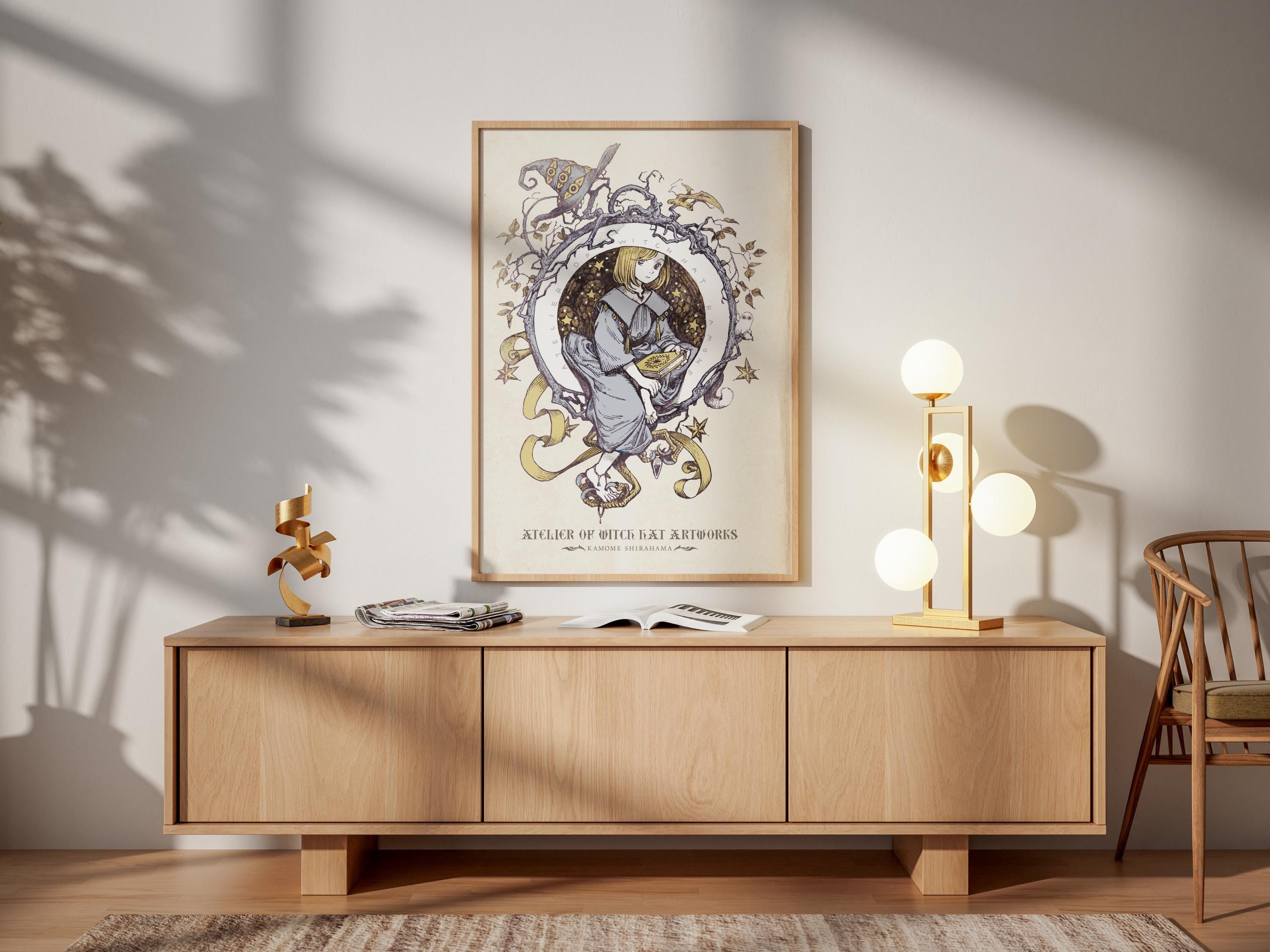 Witch Hat Atelier Poster – Fantasy Anime Wall Print | Magical Spell Casting Art