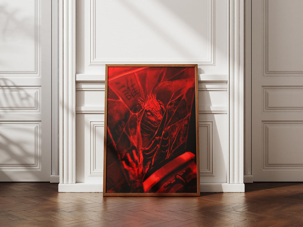 Dorohedoro Season 2 Poster – Caiman Anime Wall Art | Dark Fantasy Decor