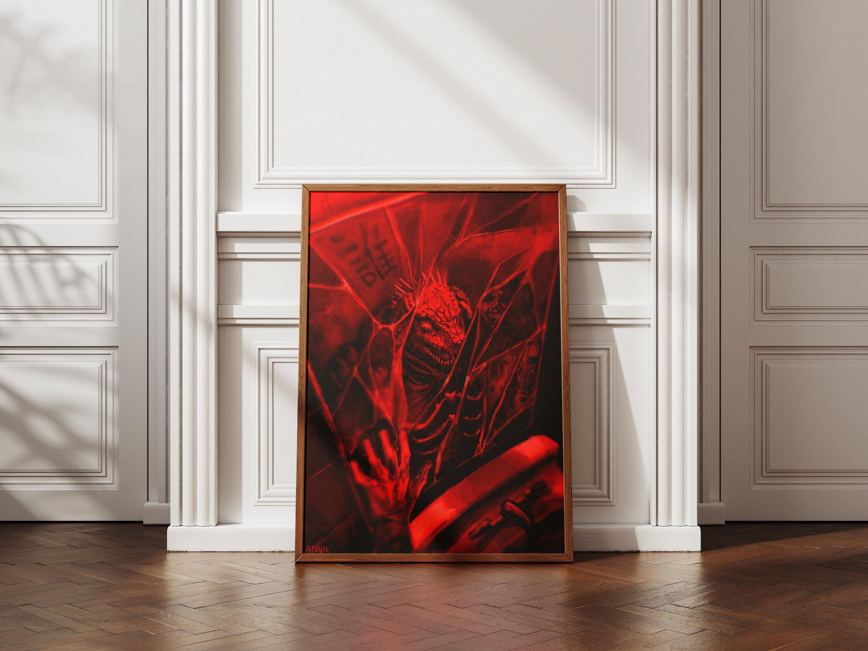 Dorohedoro Season 2 Poster – Caiman Anime Wall Art | Dark Fantasy Decor