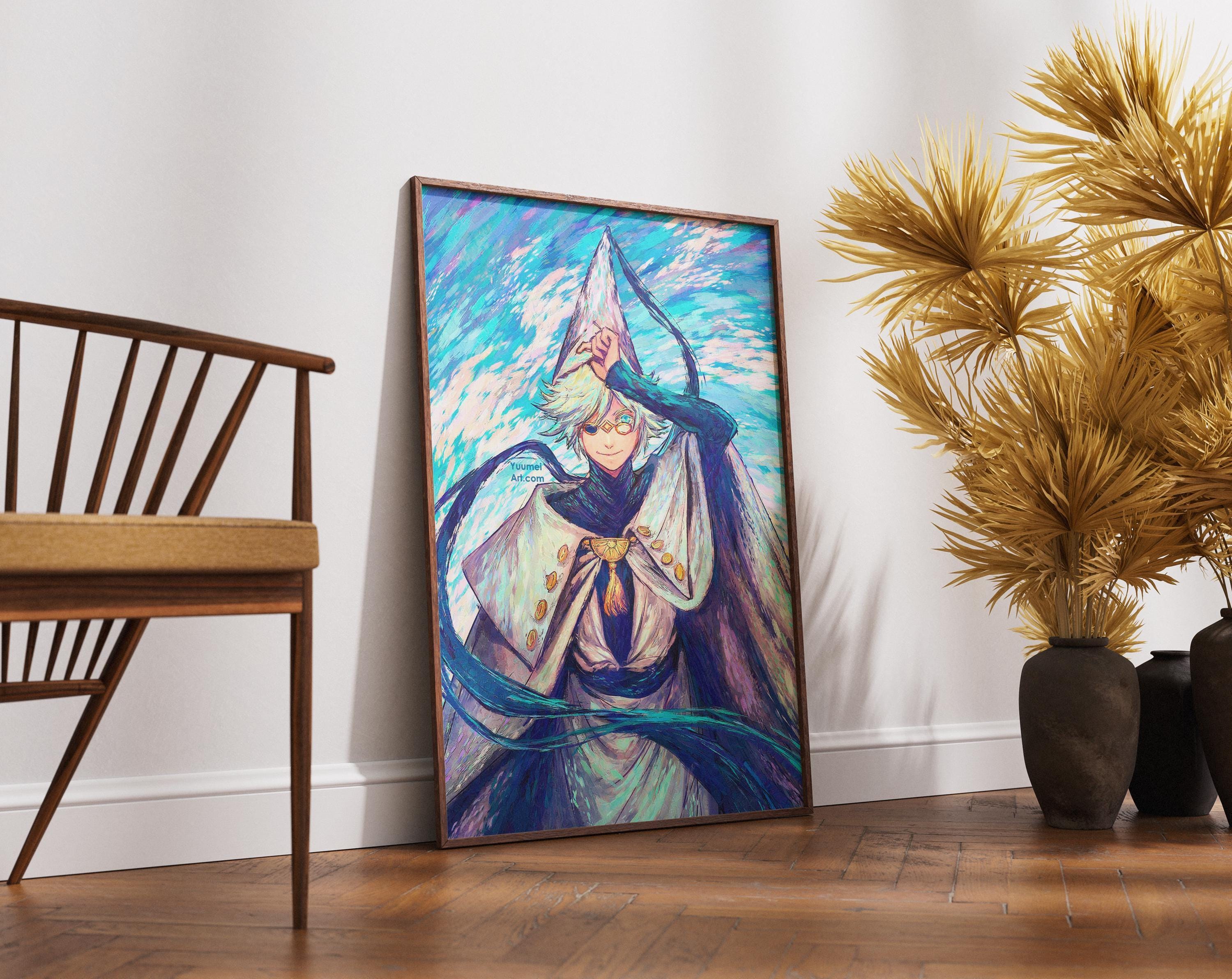 Póster de Witch Hat Atelier Qifrey - Lámina decorativa de anime para pared - Regalo ideal