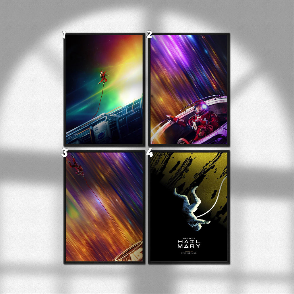Project Hail Mary Poster – Sci Fi Wall Art | Matte Art Print on Premium Paper