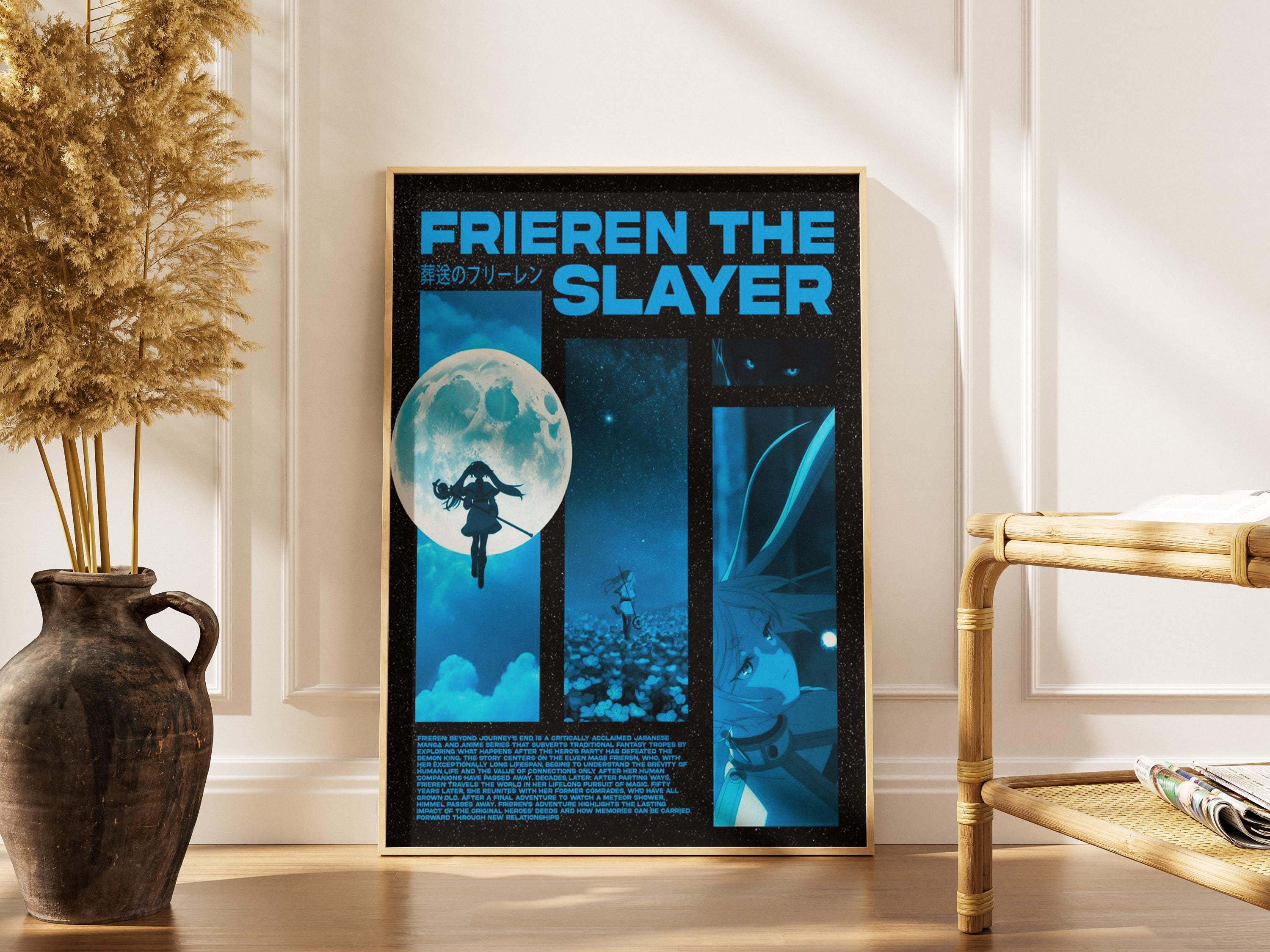 Frieren Wall Art – Fantasy Anime Poster | Premium Matte Print, Serene Decor