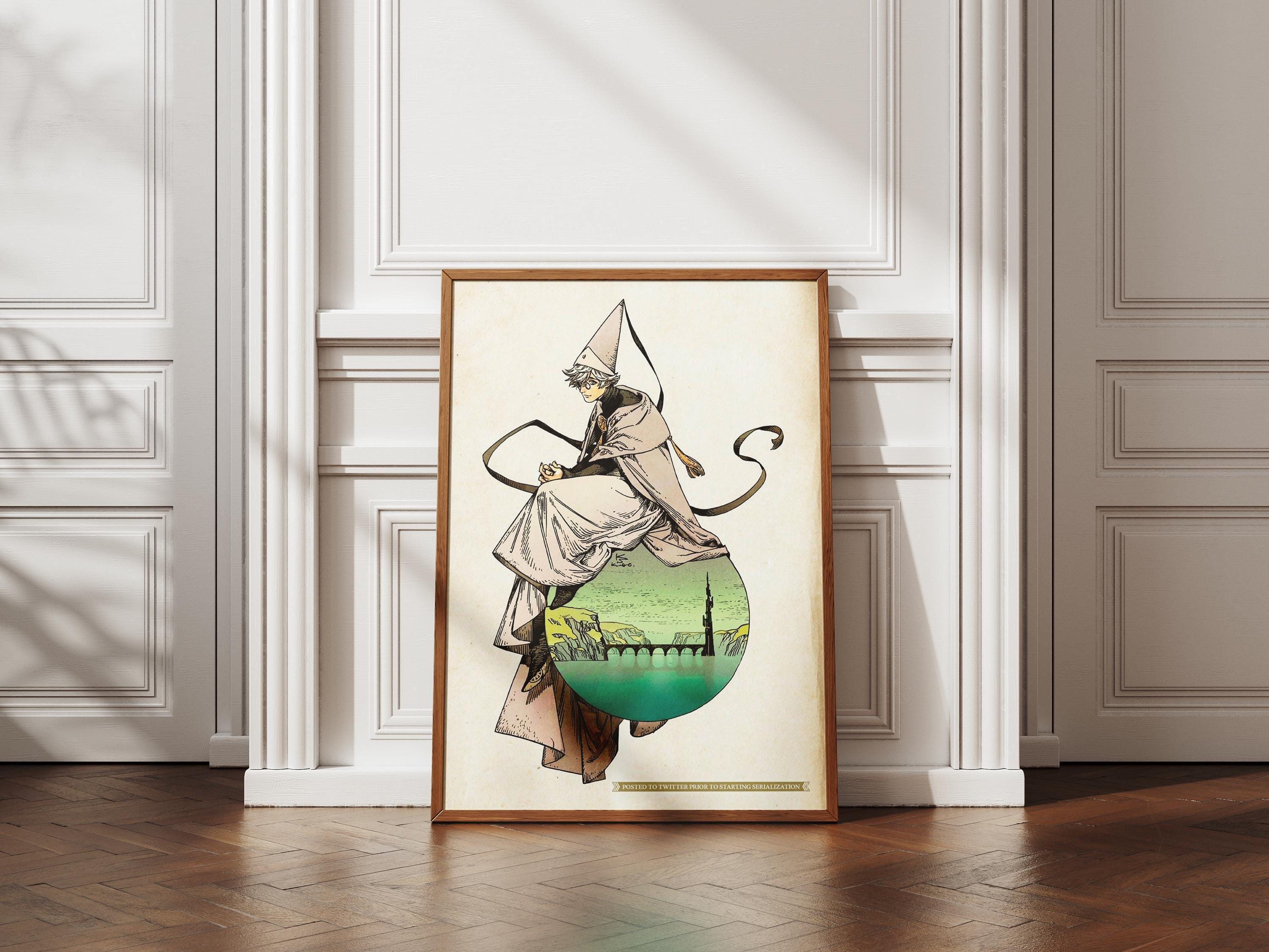 Witch Hat Atelier Poster – Qifrey Magic Print | Anime Wall Art, Premium Matte Paper