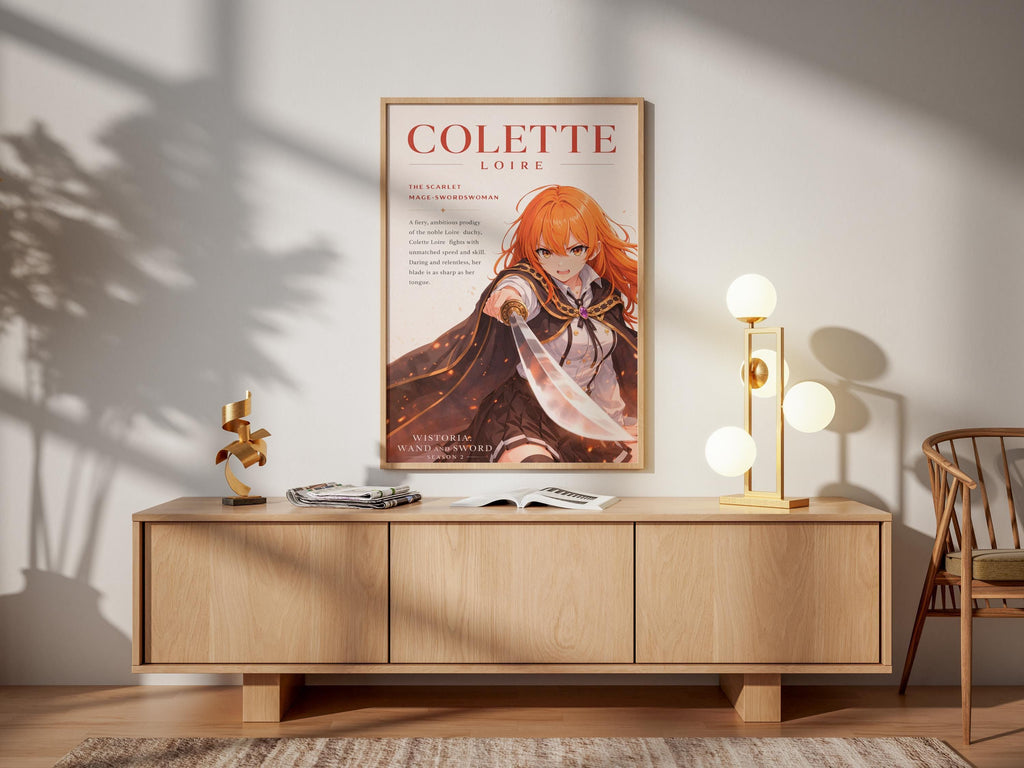Colette Loire Anime Poster - Wistoria Season 2 Fantasy Print | Premium Matte Wall Art