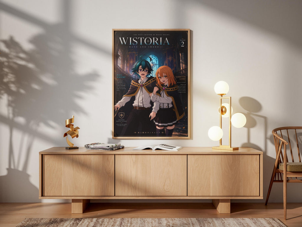 Wistoria Season 2 Poster - Will Serfort Artwork & Colette Loire Print | Premium Matte