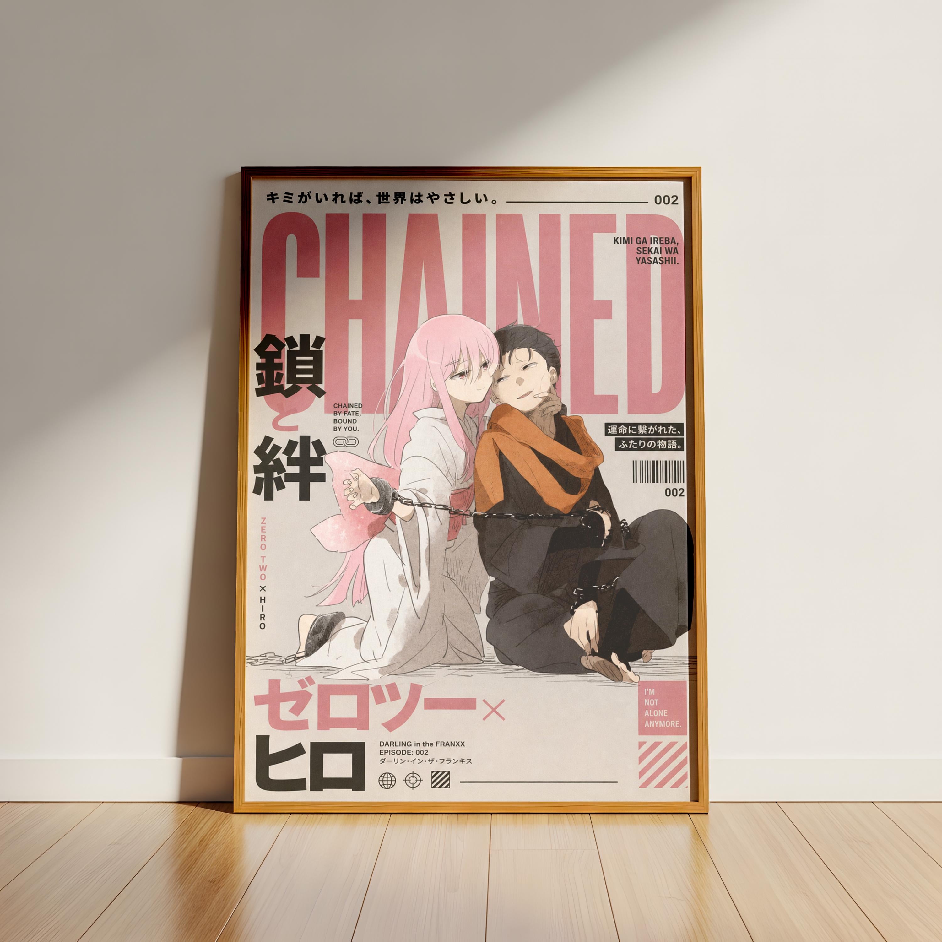 Póster de anime mate con arte mural de Re:Zero: Subaru Natsuki y Ram