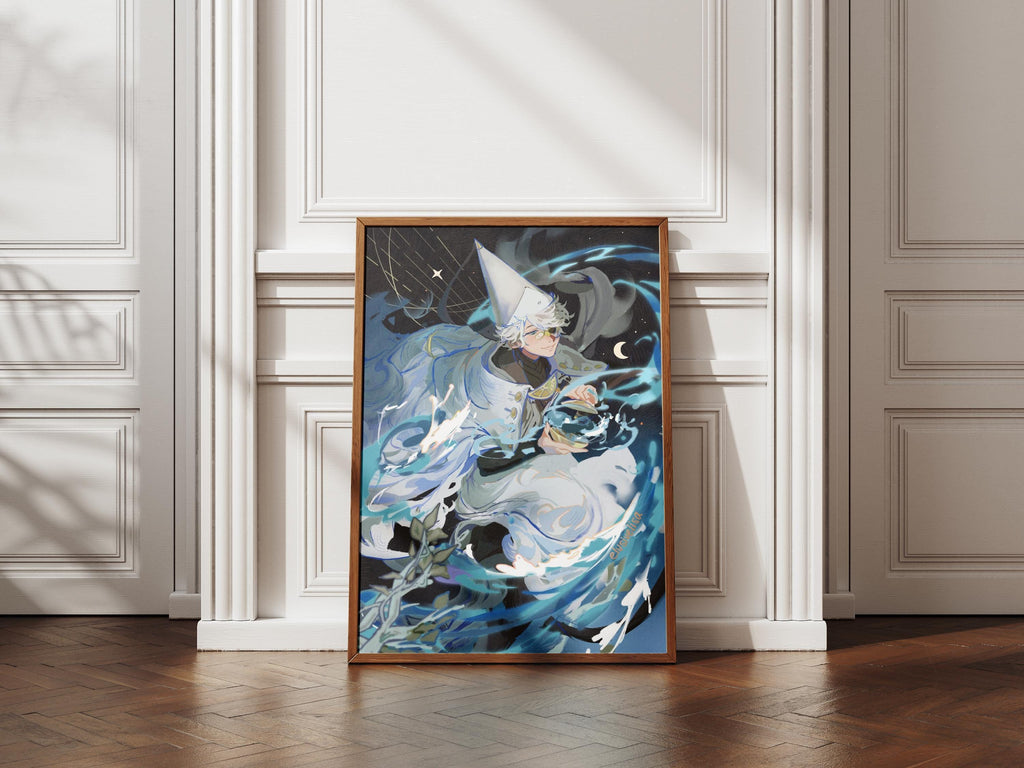 Witch Hat Atelier Qifrey Poster - Wall Art Anime Gift Print