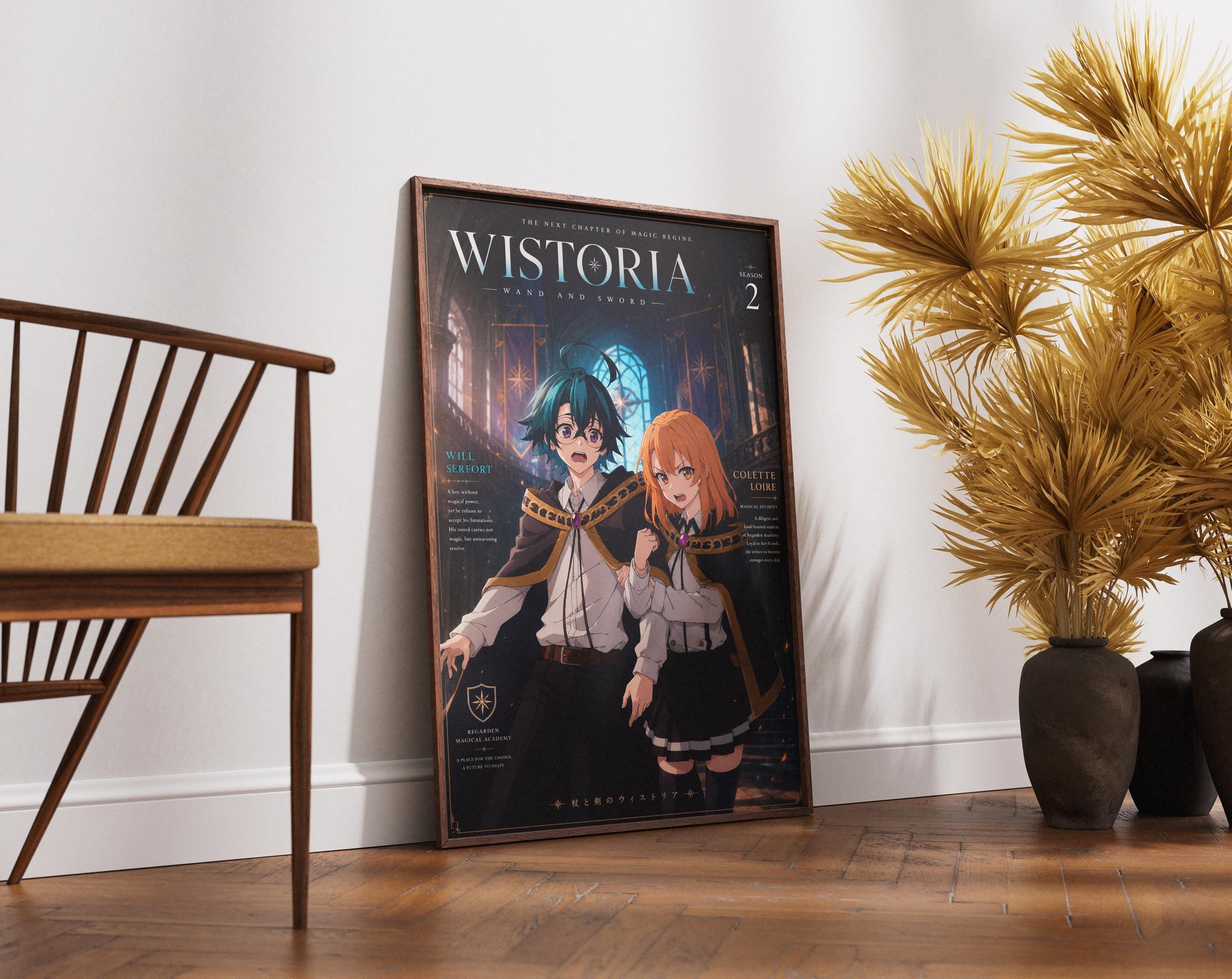 Will Serfort and Colette Poster - Wistoria, Wand and Sword, Season 2. Wall Art.