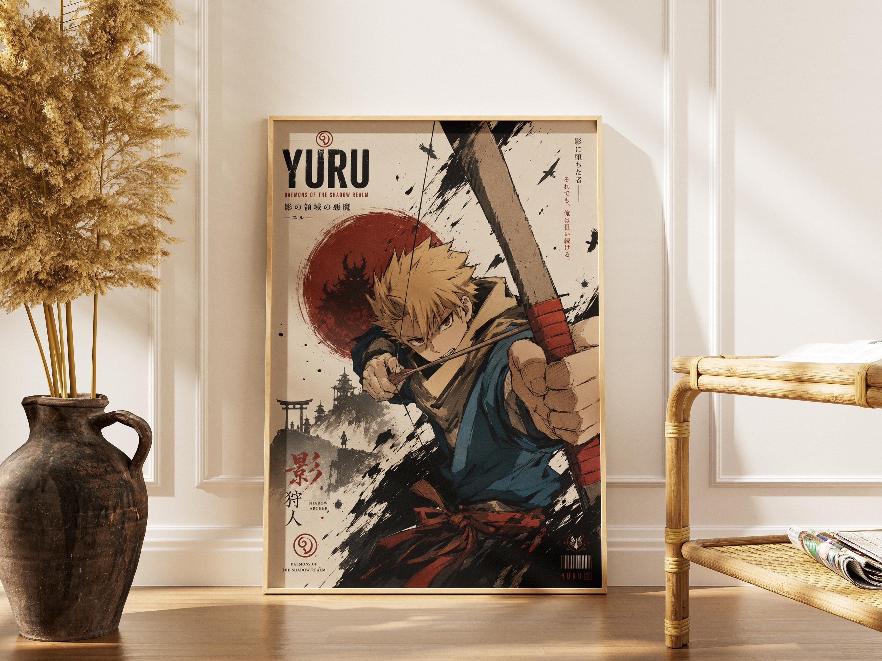 Póster de Yuru Daemons of the Shadow Realm - Arte mural de anime de Yomi no tusgai