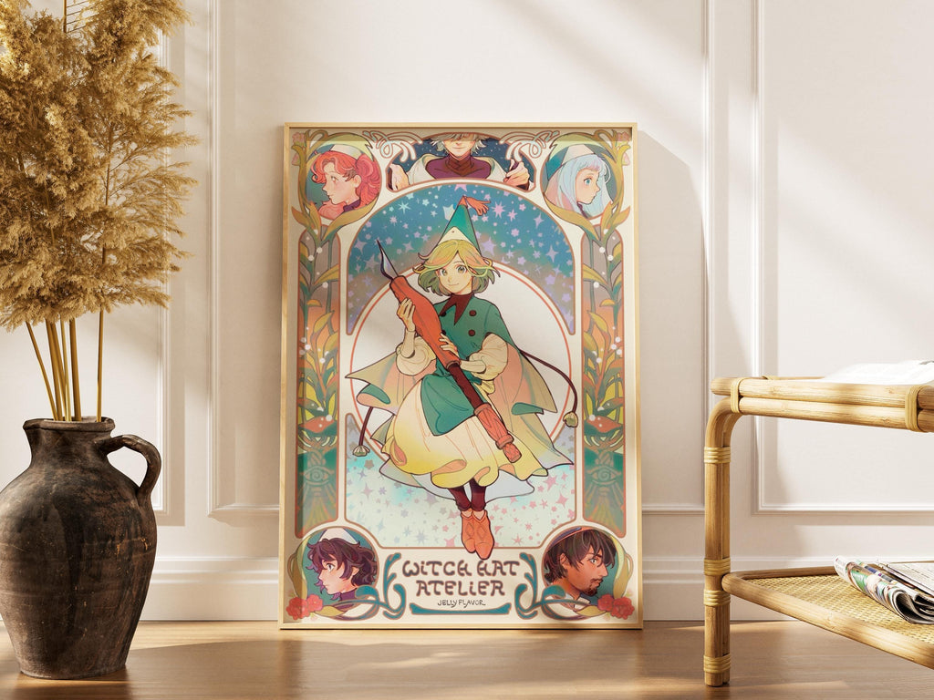 Witch Hat Atelier Poster - Coco Anime Wall Art Matte Finish Print