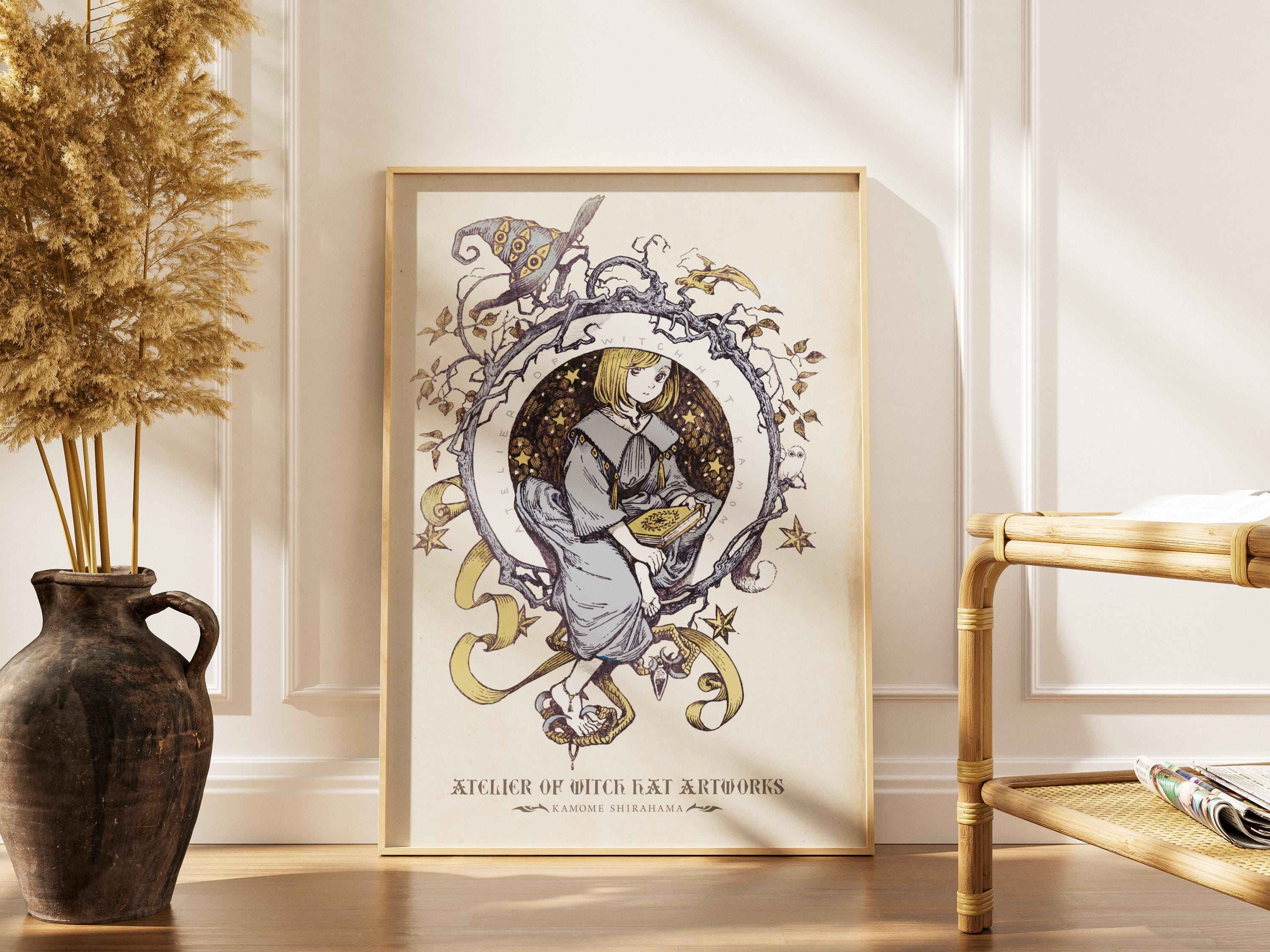 Póster de Coco Witch Hat Atelier - Lámina decorativa de anime fantástico para pared