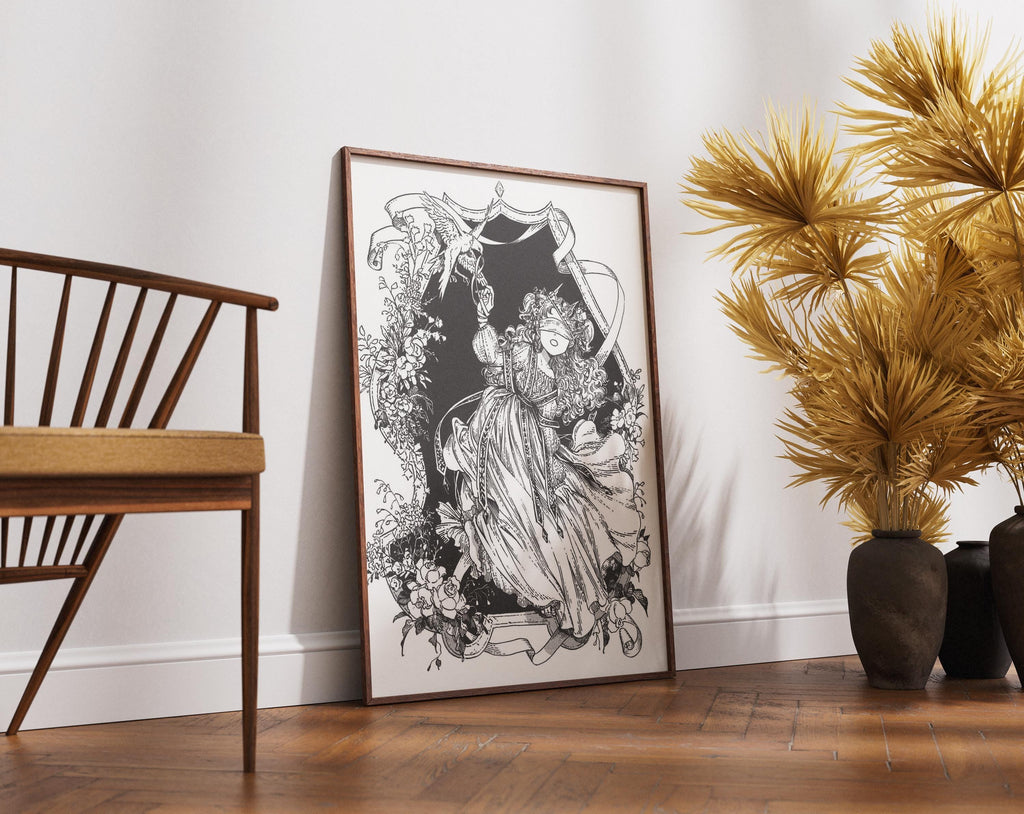 Póster de Tetia Witch Hat Atelier: Lámina decorativa de anime para pared