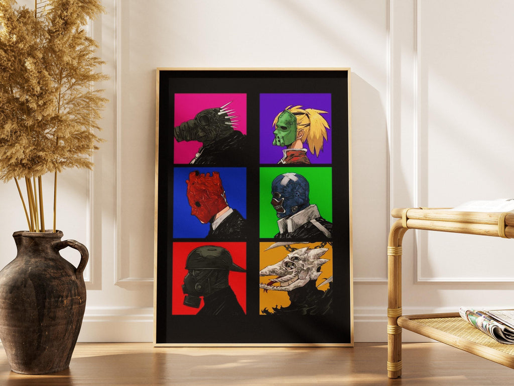 Dorohedoro Season 2 Poster – Anime Wall Art Featuring Caiman Nikaido & Ebisu Grid