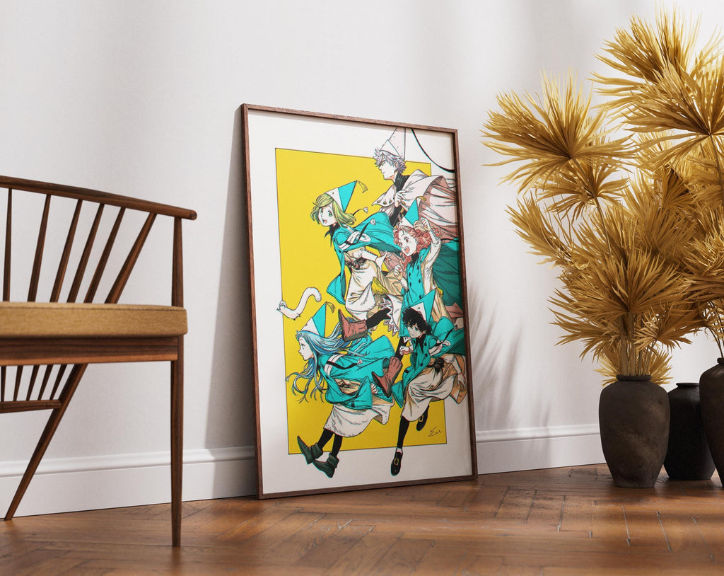 Witch Hat Atelier Poster - Magical Anime Wall Art | Elegant Fantasy Decor Print
