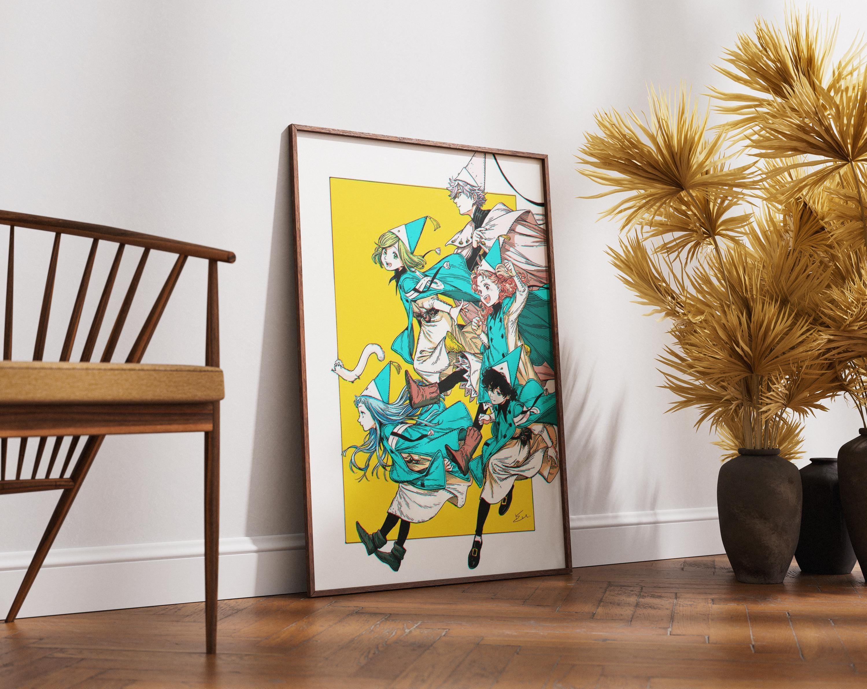 Witch Hat Atelier Poster - Magical Anime Wall Art | Elegant Fantasy Decor Print