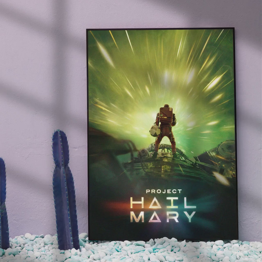 Project Hail Mary Movie Poster 2026 - Premium Matte Sci-Fi Wall Art Print