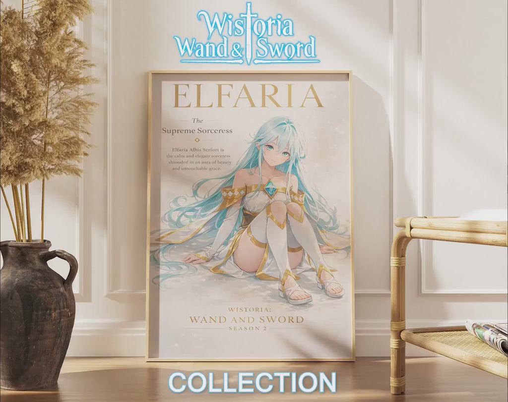 Wistoria Anime Poster – Will Serfort Wand and Sword Print | Season 2 Wall Art